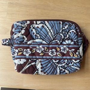 Vera Bradley “Medium Cosmetics Bag” Stale Blooms